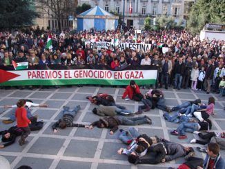 El 18 de enero Santander se manifestó pidiendo un alto al genocidio en Gaza y Radio Altamira estuvo allí