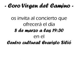 Sábado 8 de marzo, 19.30 Coro Virgen del Camino cantará las marzas en Molledo