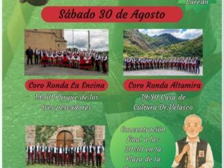 Sábado 30 de agosto I Festival de Coros Ronda de Cantabria Por las Calles de Laredo.