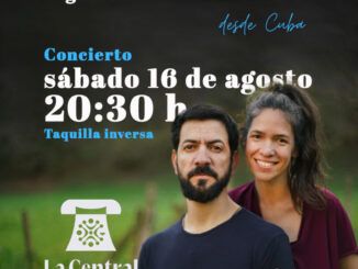 Sábado 16 de agosto, 20.30 Para Revolver en La Central, Navajeda.
